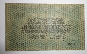 Predám 1 Kčs- 1919 - 3