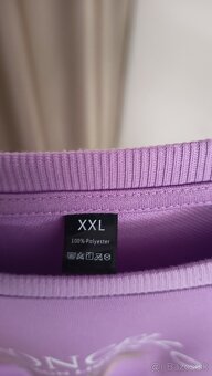 Dámska mikina nová fialová Limoncelo XXL - 3