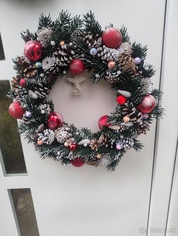 Veľký vianočný veniec – nový, 50cm - 3