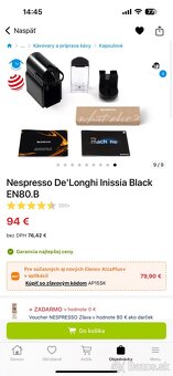 Nespresso De'Longhi Inissia Black EN80.B - 3