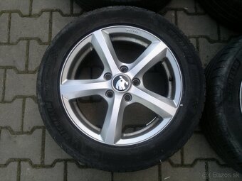 Elektrony Skoda Octavia 2 5x112 r16,letne pneu. 205/55 r16 - 3