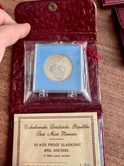 6 x Ag ARTIA vzácne etue + certifikát - 3