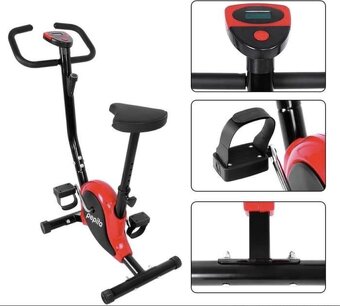 Rotopéd jednoduchý izbový cvičný bicykel s displejom - 3