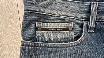 Pánske,kvalitné riflové šortky Calvin KLEIN - veľkosť 32 - 3