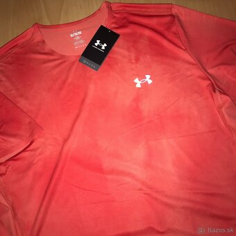 ŠPORTOVÉ TRIČKO UNDER ARMOUR červené - veľ. XL (L) + darček - 3