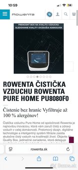 Čistička vzduchu Rowenta PU8080F0 - 3