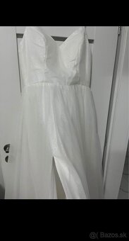 Trblietavé svadobné šaty - 3