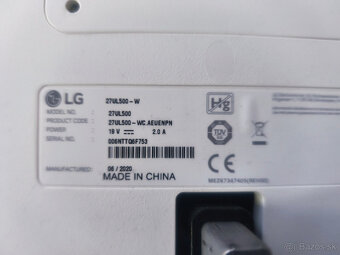 Predam monitor 27" LG 27UL500-W 4k IPS 60hz - 3