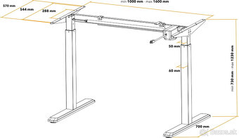 AlzaErgo Table ET2 biely - 3