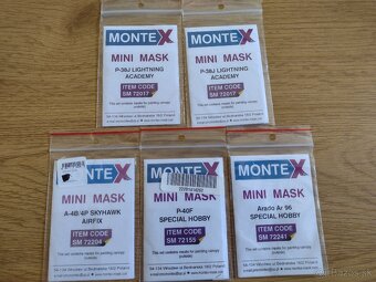 Plastikové modely 1:72 Masky - 3