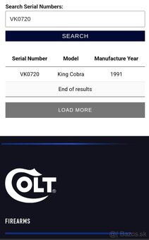 Colt King Cobra r.v.1991 357mag/38sp.predaj,výmena. - 3
