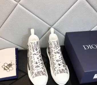 Dior B23 High Top Logo Oblique - 3