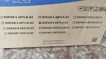 trojfázový menič Sofar Solar 6.6 KTL-X G3 - 3