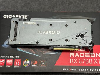 Predám grafiku GIGABYTE Radeon RX 6700 XT 12GB - 3