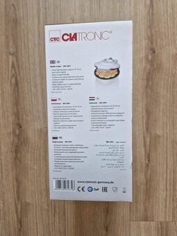 NOVÝ VAFLOVAČ - Clatronic WA 3491 - 3