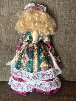 Bábika porcelánová retro - 3