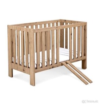 Drevená detská postieľka - 3