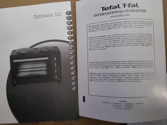 Predam nepoužitú elektrickú rúru Tefal s dvojplatničkou - 3