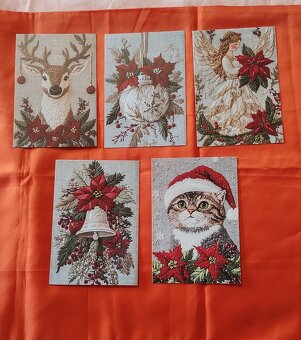 krásne vianočne pohľadnice Vintage štýl - 3