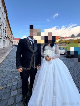 Honosné svadobné šaty - 3