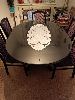 Jedálenský stôl š/d/v 100/140/76 cm - 3