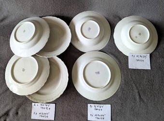 Taniere + krčahy porcelánové/retro - 3