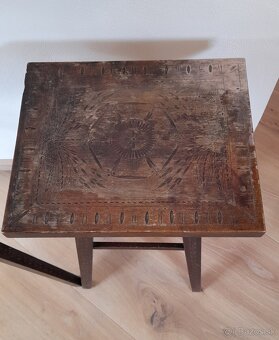 stolík so stoličkou secesia - 3