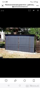 Plechová garáž v 1.triede - 3