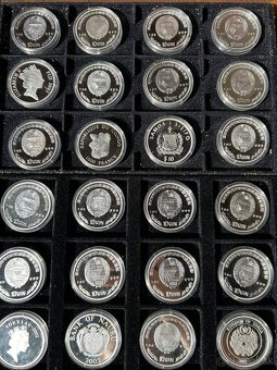 Nádherná sada 1 oz investičné striebro zberateľské s kameňmi - 3