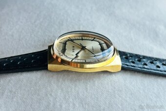 Československé mechanické vintage retro hodinky PRIM TV - 3