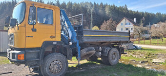 MAN 19,322 - 4x4 Trojstranný sklápač + hydraulická ruka - 3