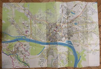 3x mapa Bratislavy 35x pohľadnica - 3