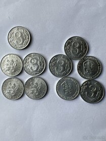 predám 3 halier 1953 a 3 halier 1963 ČSSR cena 4€ - 3