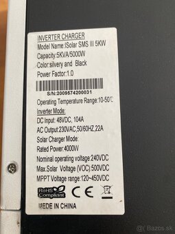 Hybridný menič EASun 5 kW - 3