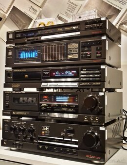 Zostava TECHNICS tuner, equalizer, CD, deck, zosilnovac= A04 - 3