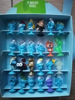 Šmolkovia Stikeez komplet - 3