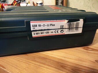 BOSCH GSB 18-2-LI Plus Professional aku vŕtačka v kufri - 3