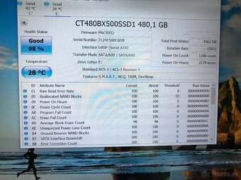 CRUCIAL ssd disk 480GB-2,5". - 3