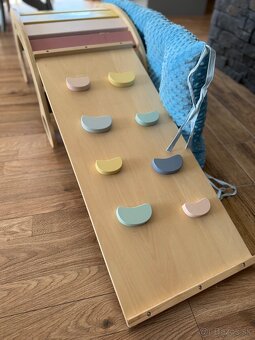 Elis design montessori hojdačka 5v1, doska2v1 - set pastel + - 3