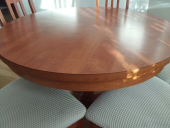 Rozkladaci jedálenský stôl so stoličkami - 3