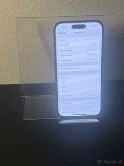 Predám Apple iPhone 15 256GB Black Známky opotrebovania - 3