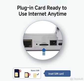 4G wifi router - nano sim card + wifi reprater grátis - 3