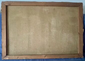 Jaroslav Pukl - Pohľad na pražský hrad - olej na platne - 3