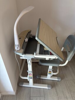 Rastúci detský písací stôl so stoličkou Laventa - 3