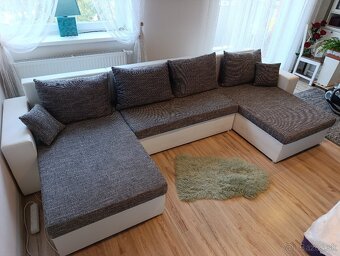 Sedacia súprava s úložným priestorom a rozkladacia - 3