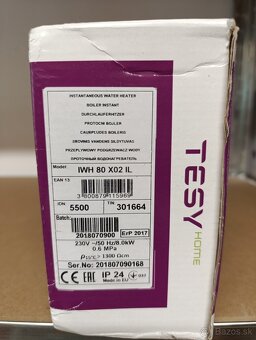Prietokový ohrievač vody TESY - 3