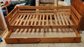 Masívna drevená posteľ 80x200 - 3