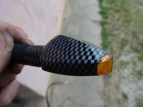 LED Mini smerovky carbon 1 pár - 3