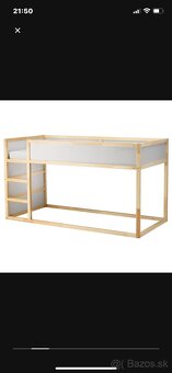 Obojstranná posteľ IKEA KURA - 3
