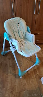 Jedálenská stolička NEW BABY- ekokoža a vložka - 3